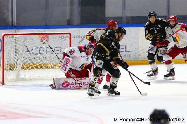Photo hockey match Rouen - Grenoble  le 18/01/2022