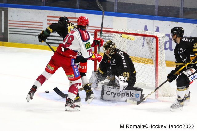 Photo hockey match Rouen - Grenoble  le 18/01/2022