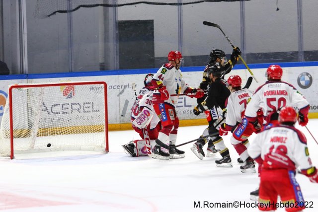 Photo hockey match Rouen - Grenoble  le 18/01/2022