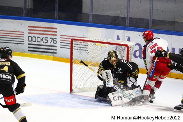Photo hockey match Rouen - Grenoble  le 18/01/2022