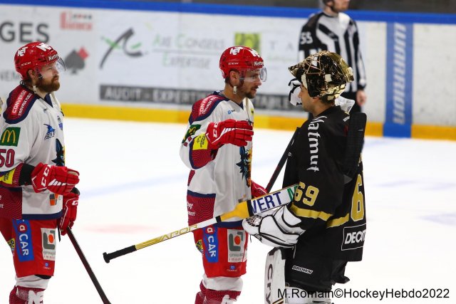 Photo hockey match Rouen - Grenoble  le 18/01/2022