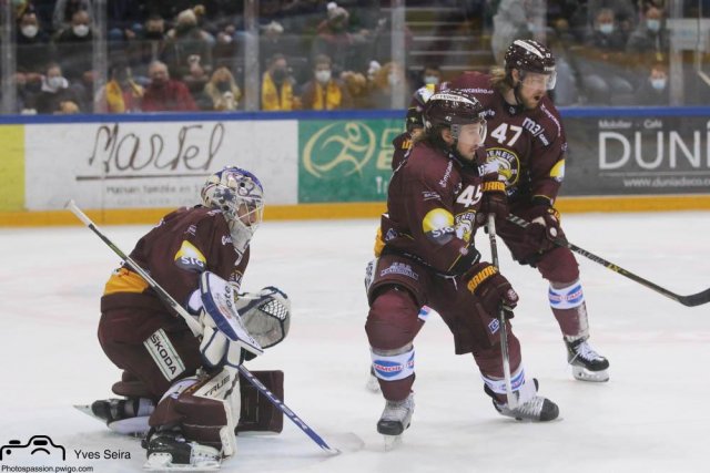 Photo hockey match Genève - Bienne le 22/01/2022