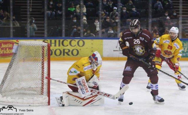 Photo hockey match Genève - Bienne le 22/01/2022