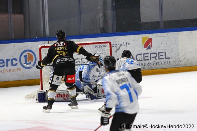 Photo hockey match Rouen - Gap  le 23/01/2022