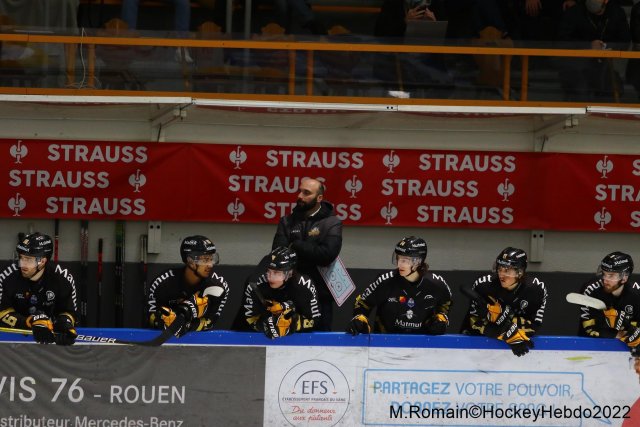 Photo hockey match Rouen - Gap  le 23/01/2022