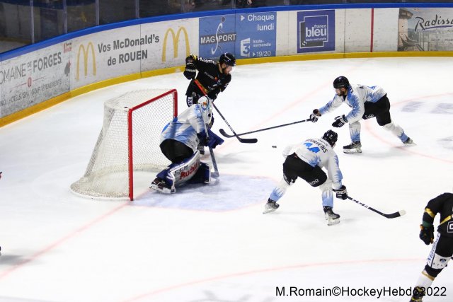 Photo hockey match Rouen - Gap  le 23/01/2022