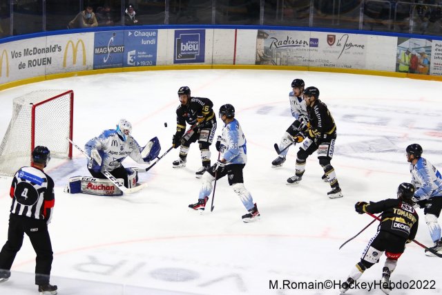 Photo hockey match Rouen - Gap  le 23/01/2022