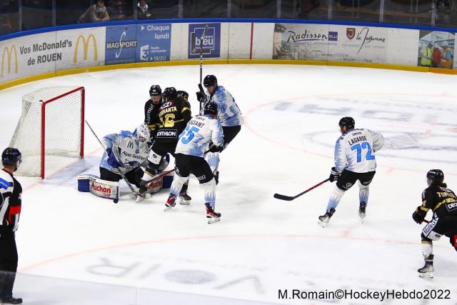Photo hockey match Rouen - Gap  le 23/01/2022