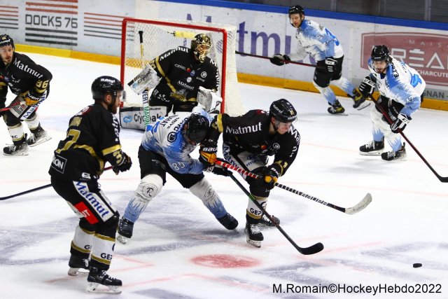 Photo hockey match Rouen - Gap  le 23/01/2022