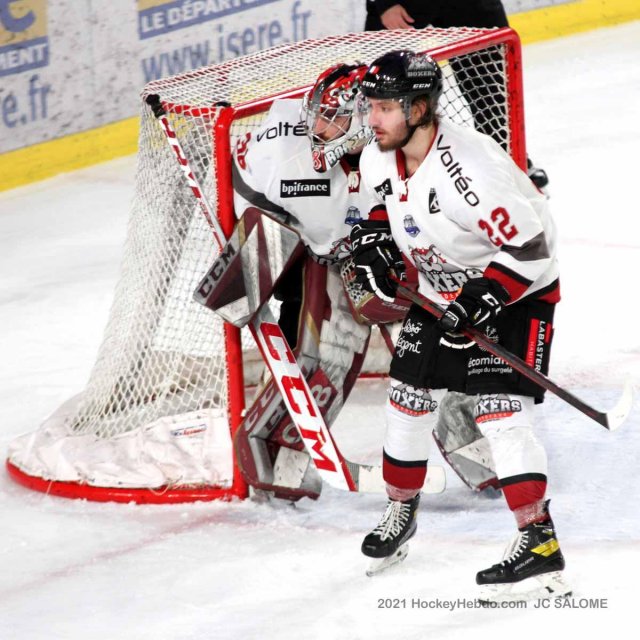 Photo hockey match Grenoble  - Bordeaux le 25/01/2022