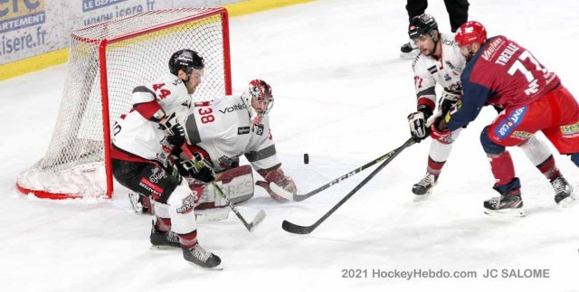 Photo hockey match Grenoble  - Bordeaux le 25/01/2022