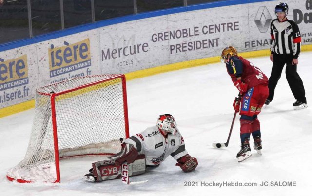 Photo hockey match Grenoble  - Bordeaux le 25/01/2022