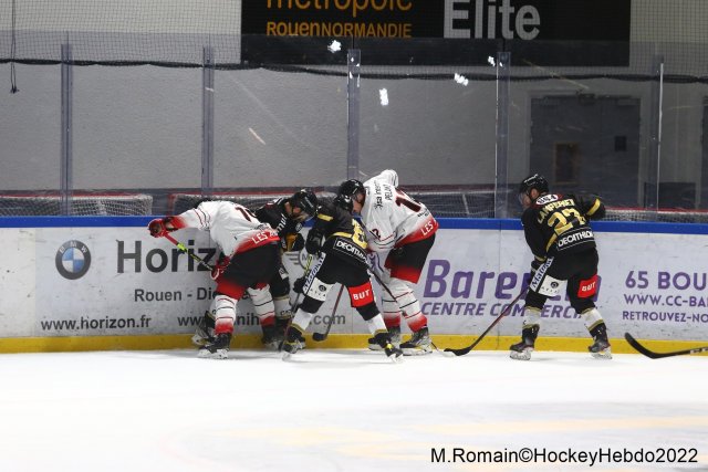 Photo hockey match Rouen - Nice le 25/01/2022