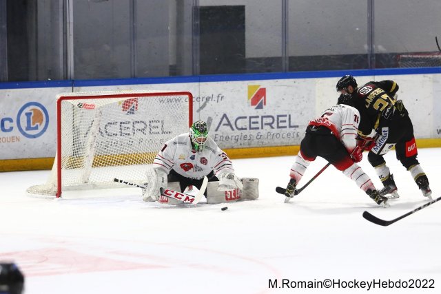 Photo hockey match Rouen - Nice le 25/01/2022