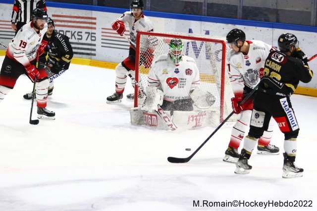 Photo hockey match Rouen - Nice le 25/01/2022