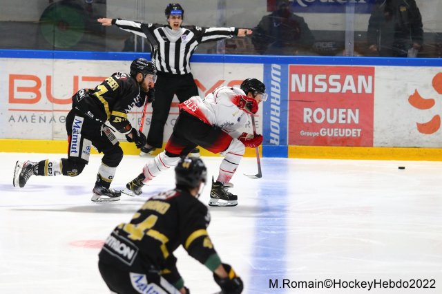 Photo hockey match Rouen - Nice le 25/01/2022