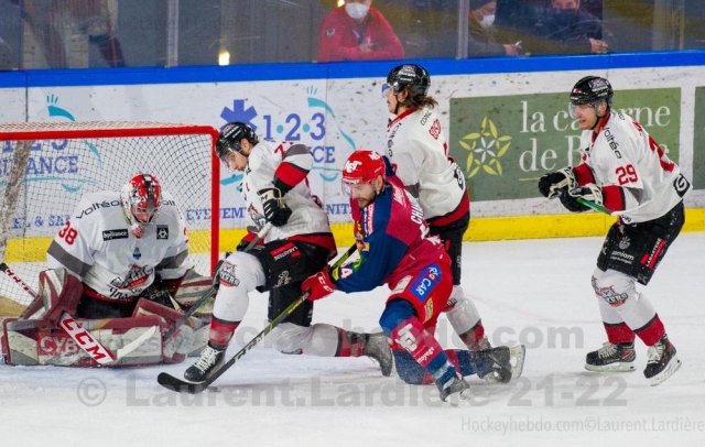 Photo hockey match Grenoble  - Bordeaux le 25/01/2022