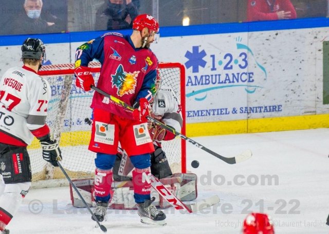 Photo hockey match Grenoble  - Bordeaux le 25/01/2022