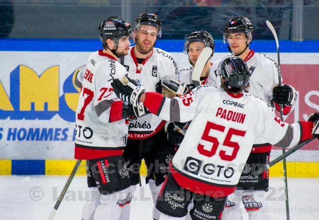 Photo hockey match Grenoble  - Bordeaux le 25/01/2022