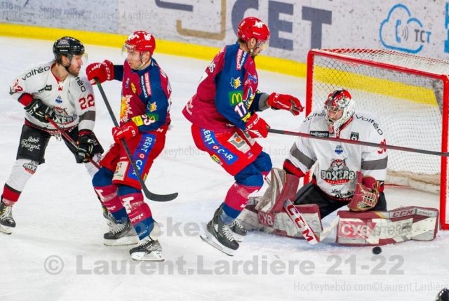 Photo hockey match Grenoble  - Bordeaux le 25/01/2022
