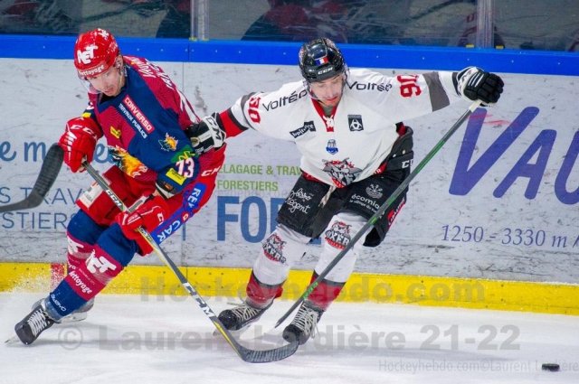 Photo hockey match Grenoble  - Bordeaux le 25/01/2022