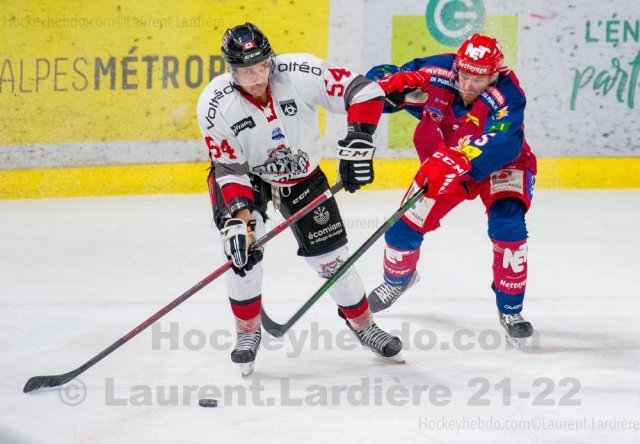 Photo hockey match Grenoble  - Bordeaux le 25/01/2022