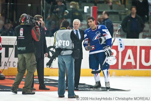 Photo hockey reportage CM09 Qualif J2 : La France logiquement battue