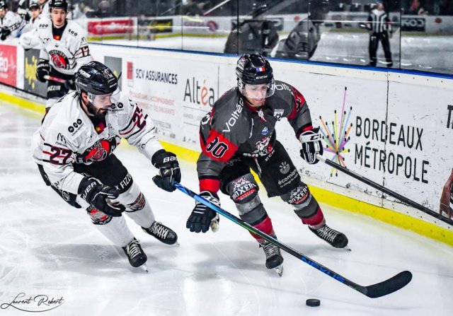 Photo hockey match Bordeaux - Mulhouse le 28/01/2022