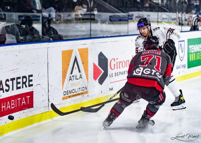 Photo hockey match Bordeaux - Mulhouse le 28/01/2022