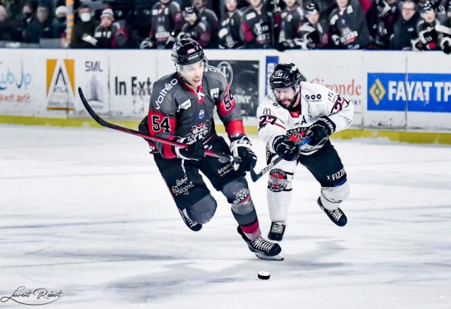 Photo hockey match Bordeaux - Mulhouse le 28/01/2022