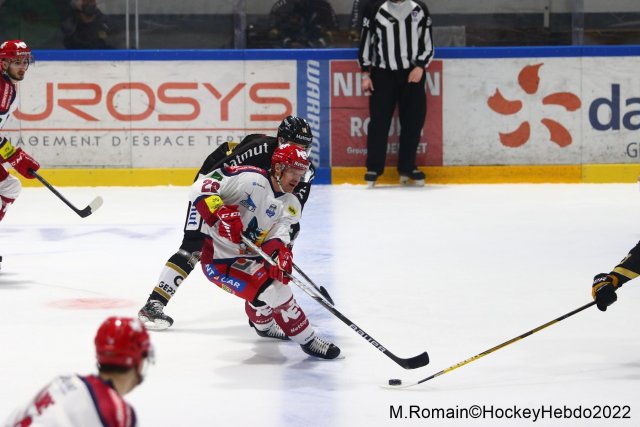 Photo hockey match Rouen - Grenoble  le 29/01/2022
