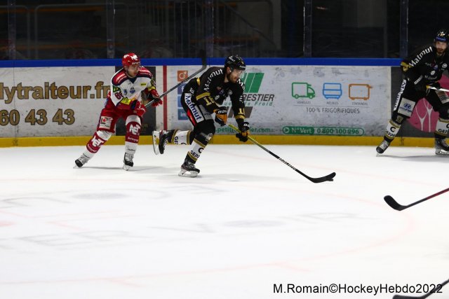 Photo hockey match Rouen - Grenoble  le 29/01/2022