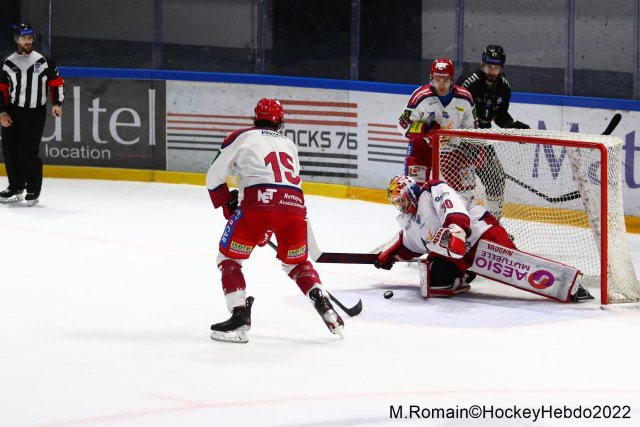 Photo hockey match Rouen - Grenoble  le 29/01/2022