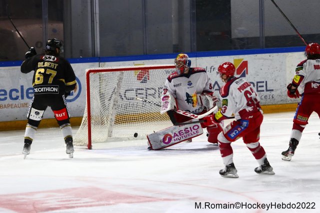 Photo hockey match Rouen - Grenoble  le 29/01/2022