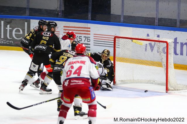 Photo hockey match Rouen - Grenoble  le 29/01/2022