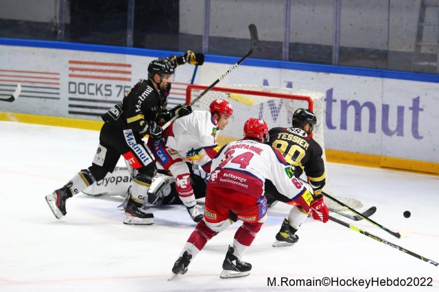 Photo hockey match Rouen - Grenoble  le 29/01/2022