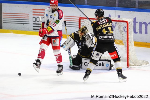 Photo hockey match Rouen - Grenoble  le 29/01/2022