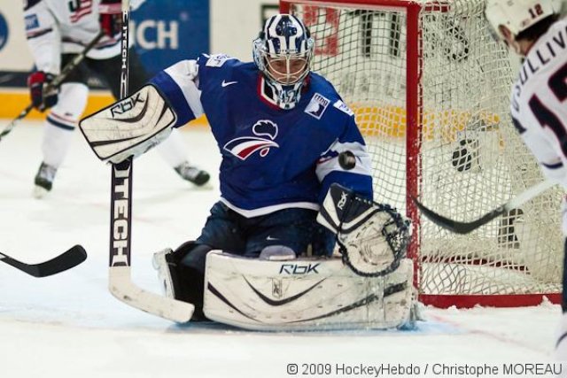 Photo hockey reportage CM09 Qualif J2 : La France logiquement battue