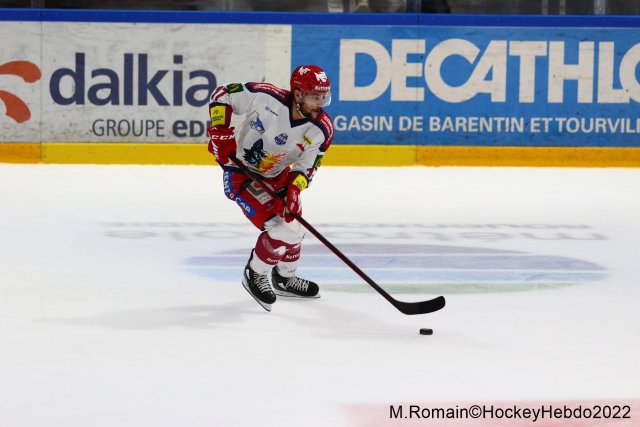 Photo hockey match Rouen - Grenoble  le 29/01/2022
