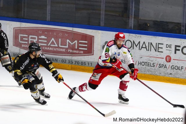 Photo hockey match Rouen - Grenoble  le 29/01/2022