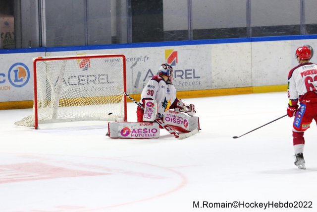 Photo hockey match Rouen - Grenoble  le 29/01/2022