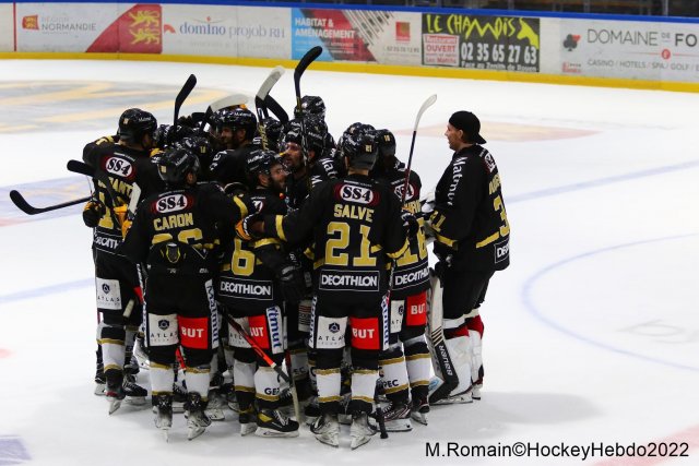 Photo hockey match Rouen - Grenoble  le 29/01/2022