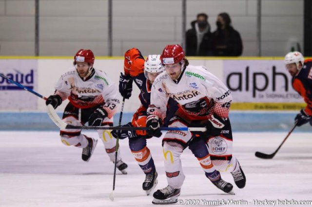 Photo hockey match Clermont-Ferrand - Cholet  le 29/01/2022
