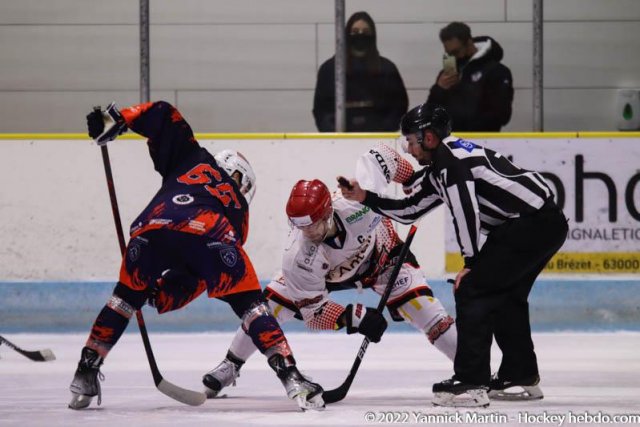 Photo hockey match Clermont-Ferrand - Cholet  le 29/01/2022
