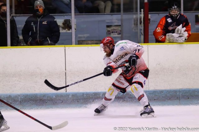 Photo hockey match Clermont-Ferrand - Cholet  le 29/01/2022