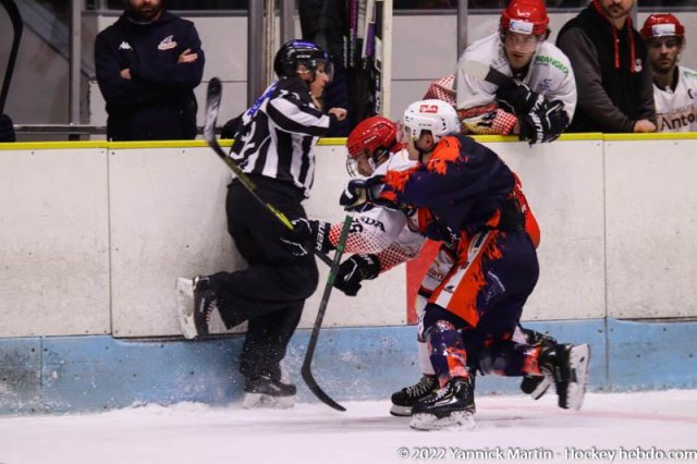 Photo hockey match Clermont-Ferrand - Cholet  le 29/01/2022