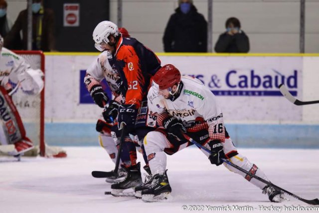 Photo hockey match Clermont-Ferrand - Cholet  le 29/01/2022