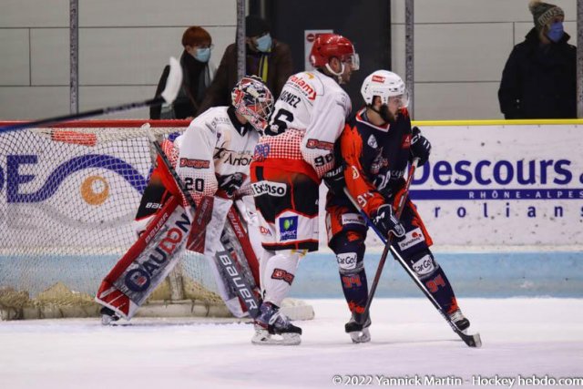 Photo hockey match Clermont-Ferrand - Cholet  le 29/01/2022