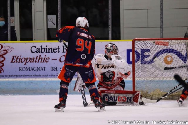 Photo hockey match Clermont-Ferrand - Cholet  le 29/01/2022
