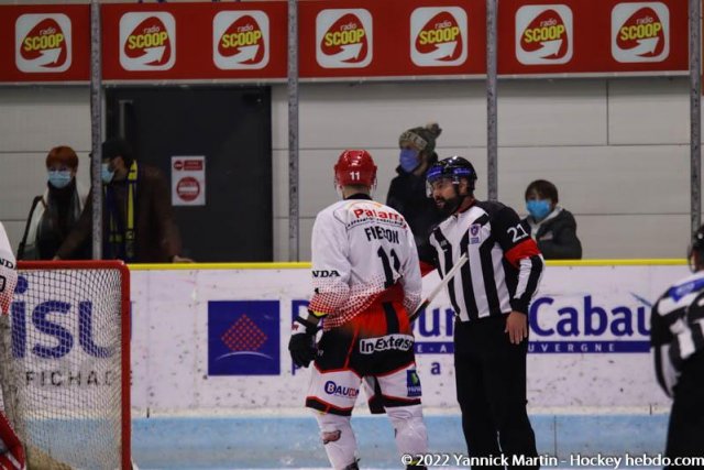 Photo hockey match Clermont-Ferrand - Cholet  le 29/01/2022